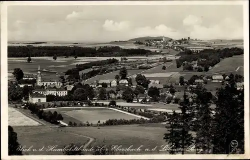 Ak Ebersbach Neugersdorf in Sachsen, Blick von der Humboldtbaude über Kottmarsdorf