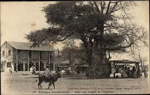 Ak Dakar Senegal, Afrique Occidentale, Dans une localite de l'Interieur