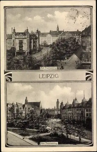 Ak Leipzig Sachsen, Am Thomasring