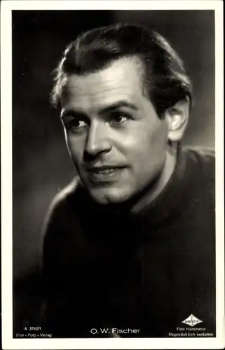 Ak Schauspieler O. W. Fischer, Portrait