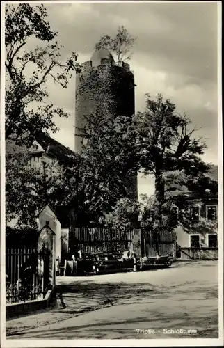 Ak Triptis in Thüringen, Schlossturm