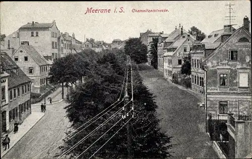 Ak Meerane in Sachsen, Chemnitzer Straße