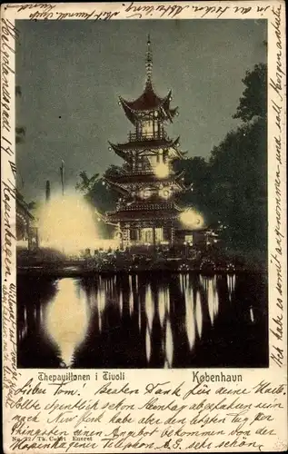 Ak København Kopenhagen Dänemark, Thepavillonen i Tivoli