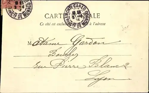 Ak Monte Carlo Monaco, Montee de la Gare, Arrivee du Train