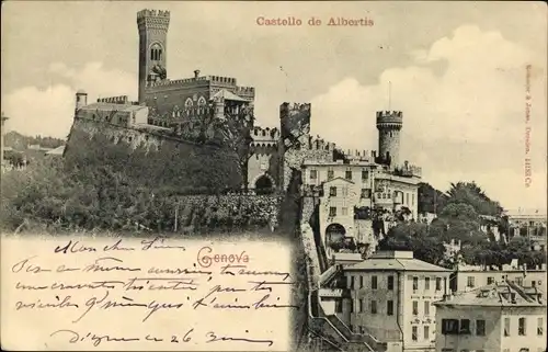Ak Genova Genua Liguria, Castello de Albertis