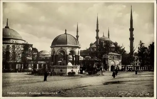 Ak Konstantinopel Istanbul Türkei, Fontaine Guillaume II