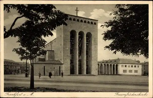 Ak Frankfurt am Main, Frauenfriedenskirche