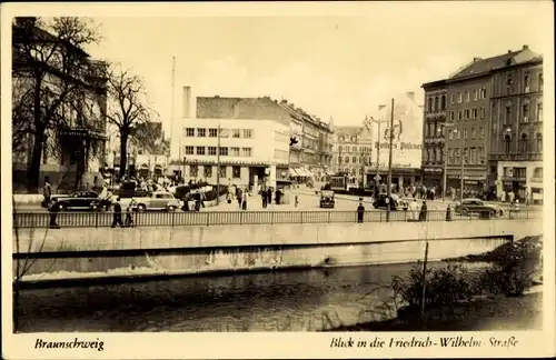 Ak Braunschweig in Niedersachsen, Friedrich-Wilhelm-Straße