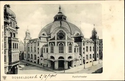 Ak Düsseldorf am Rhein, Apollotheater