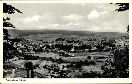 Ak Bad Sobernheim an der Nahe, Panorama vom Ort