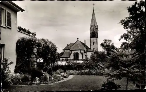 Ak Achern in Baden Schwarzwald, ev. Kirche