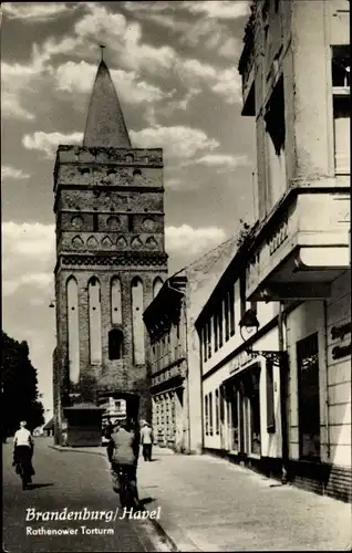 Ak Brandenburg an der Havel, Rathenower Torturm