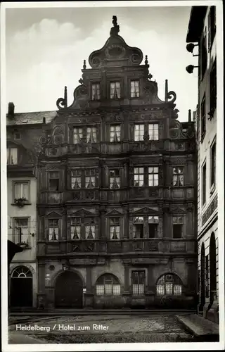 Ak Heidelberg am Neckar, Hotel zum Ritter