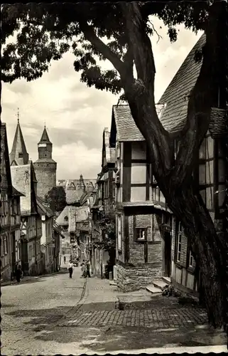 Ak Idstein im Taunus Hessen, Obergasse