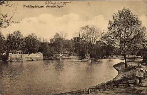 Ak Recklinghausen im Ruhrgebiet, Stadtanlagen