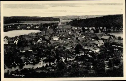 Ak Mölln im Herzogtum Lauenburg, Ortsansicht