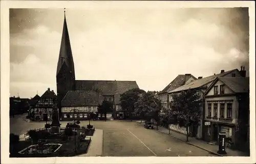 Ak Eutin in Ostholstein, Ortspartie, Kirche