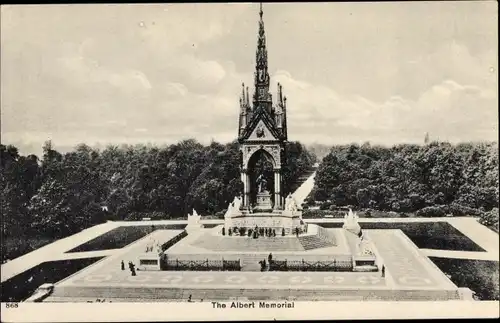 Ak London City England, The Albert Memorial