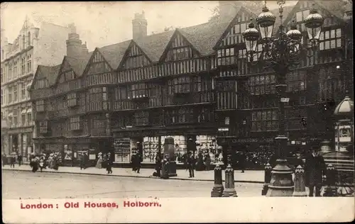 Ak Holborn Camden London England, The Old Houses