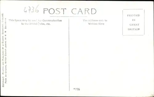 Ak Godshill Isle of Wight England, Dorfszene