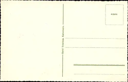 Ak København Kopenhagen Dänemark, Hotel Terminus