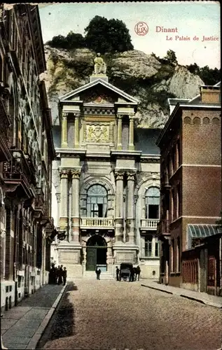 Ak Dinant Wallonien Namur, Le Palais de Justice, Straßenpartie