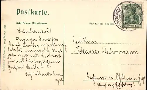 Ak Ostseebad Warnemünde Rostock, Auf der Mole