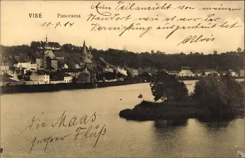 Ak Visé Wallonien Lüttich, Panorama