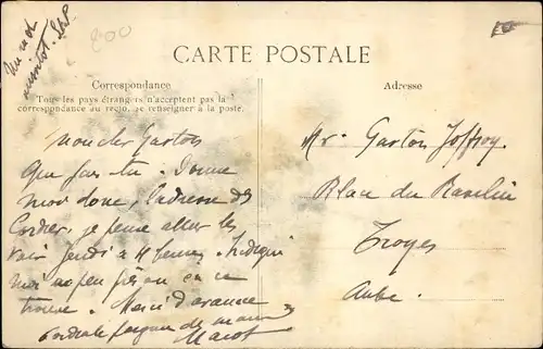 Ak Leblanc sur Monoplan Blériot, Pilot, Flugpionier