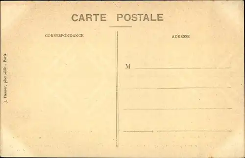 Ak Dirigéable Colonel Renard, Französischer Zeppelin