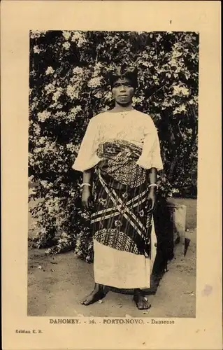 Ak Porto Novo Dahomey Benin, Danseuse