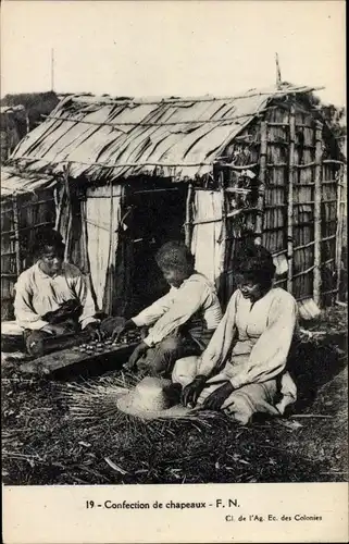 Ak Madagaskar, Confection de chapeaux