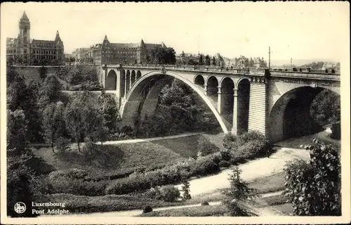 Ak Luxemburg, Pont Adolphe