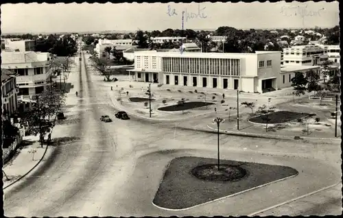 Ak Pointe Noire Republik Kongo, La Poste, Avenue de Gaulle