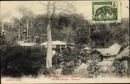 Ak Bangui Zentralafrikanische Republik, Une vue, Oubangui