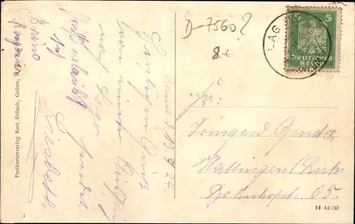 Ak Łagów Lagow Neumark Ostbrandenburg, Seeansicht