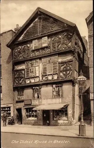 Ak Chester Cheshire England, The Oldest House