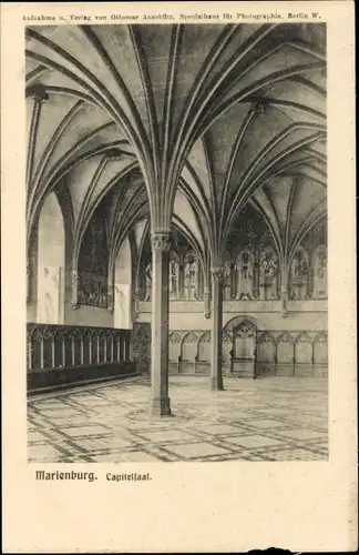 Ak Malbork Marienburg Westpreußen, Capitelsaal