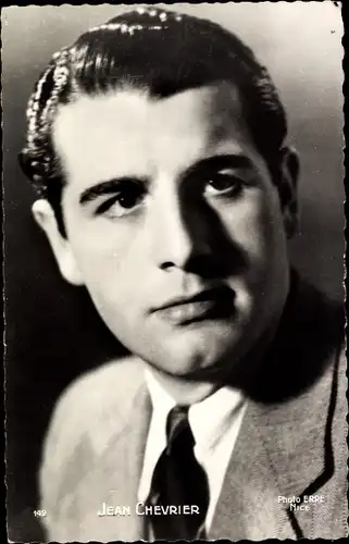 Ak Schauspieler Jean Chevrier, Portrait, Les Carbones Korès Carboplane