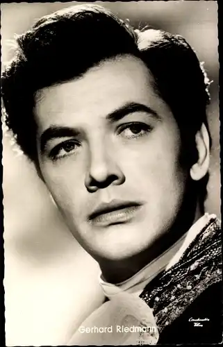 Ak Schauspieler Gerhard Riedmann, Portrait, Die schöne Müllerin, Die Fischerin vom Bodensee