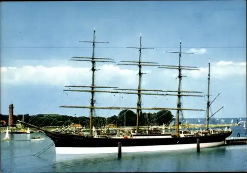 Ak Travemünde Lübeck, Segelschiff Passat, Viermaster