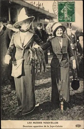 Ak Les Modes Nouvelles, la Jupe Culotte