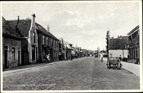 Ak Honselersdijk Westland Südholland Niederlande, Dijkstraat, Hondekar