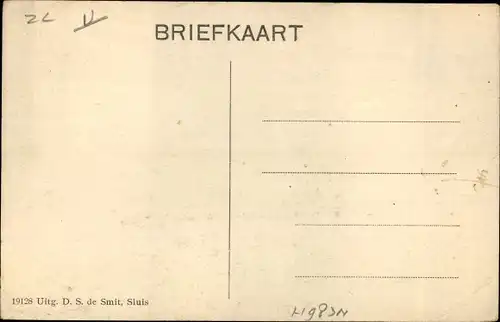 Ak Sluis Zeeland Niederlande, Oud Mannen- en Vrouwenhuis