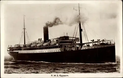 Ak RMS Appam, British & African Steam Navigation Company, Elder Dempster Lines