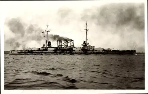 Foto Ak Deutsches Kriegsschiff, SMS Oldenburg, Schlachtkreuzer, Kaiserliche Marine