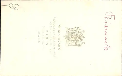 CdV Otto von Bismarck, Portrait