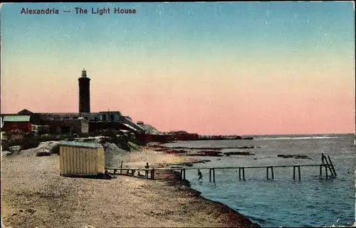 Ak Alexandria Ägypten, The Lighthouse