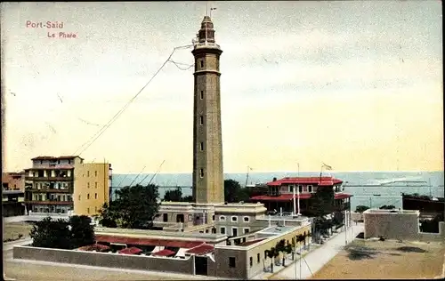 Ak Port Said Ägypten, Le Phare