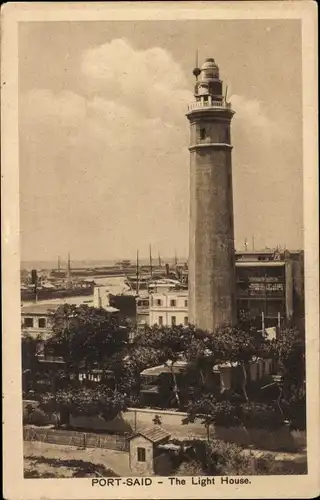 Ak Port Said Ägypten, The Lighthouse